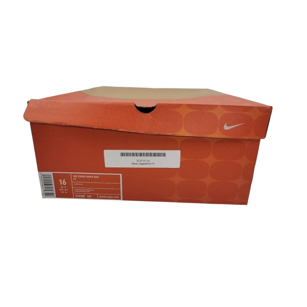 Nike Air Zoom Super Bad FT‎ Men's Blue/White Football Cleats Size 16 NOS W/Box